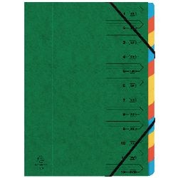 Folder sortujący 12-częściowy exacompta