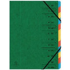 Folder sortujący 12-częściowy exacompta
