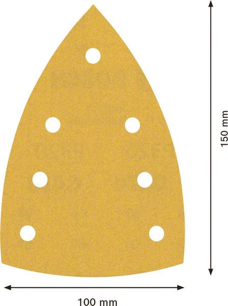 Papier ścierny Bosch Accessories Expert C470 do szlifierek delta 100 x 150 mm, K320 10 szt. - 1 szt. - 2608901166