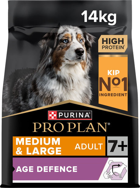 Pro plan purina age defence senior (7+) - karma dla psów - kurczak - 14 kg