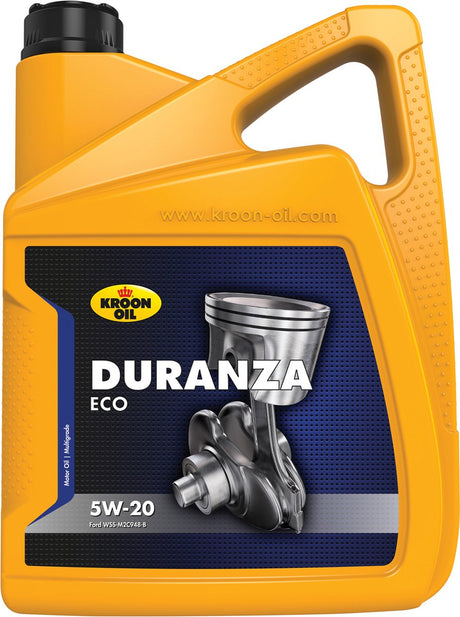 Kroon-oil duranza eco - syntetyczny olej silnikowy - 5w-20 - 5 litrów - przezroczysty