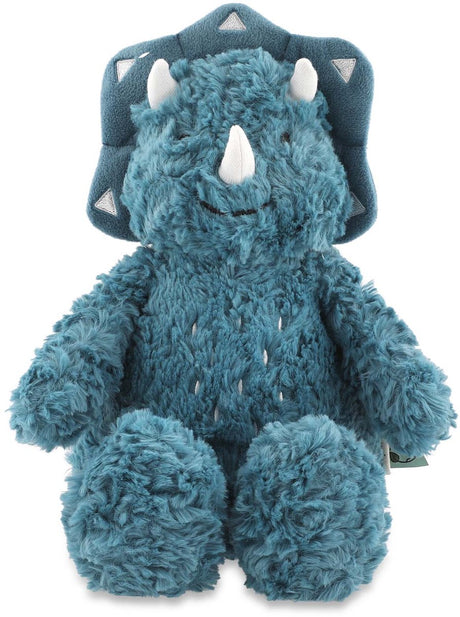 Trixie knuffeldier mr. triceratops – zachte knuffel van gerecycleerde materialen – 25 cm