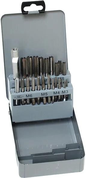 Pro handgewindebohrersatz 2352022 zestaw do gwintowania 22 szt. w metalowej obudowie