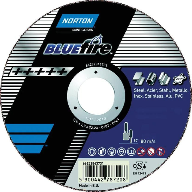 Tarcze do cięcia Norton Trennscheibe Blue Fire 76x1,0x10 m Blue Fire