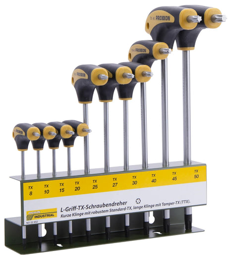 Wkrętaki Proxxon Zestawy wkrętaków torx 10-częściowe