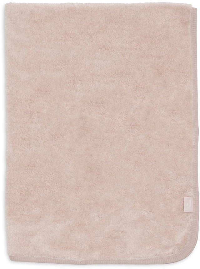 Jollein baby deken ledikant 100x150cm basic sherpa jersey silk rose