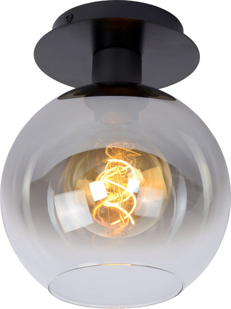 Lucide marius - lampa sufitowa (lampa sufitowa) - 1xe27 - czarna