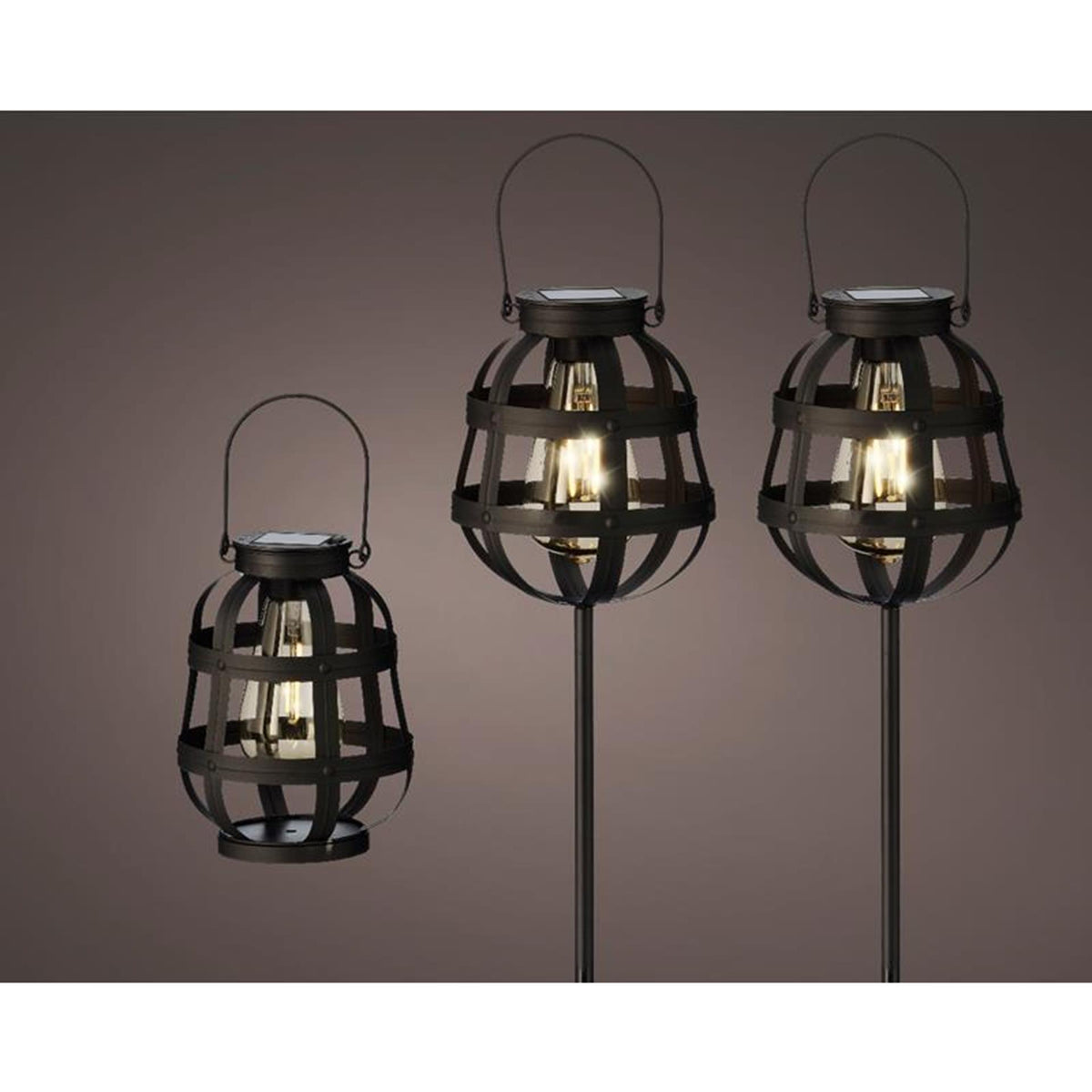Zestaw latarni słonecznych LED Lumineo 3