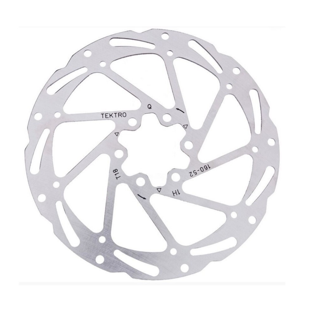 Tarcza hamulcowa Tektro tr180-45 ø180x2,3mm, 6-śruba, srebrna