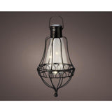 Solarna lampa wisząca Lumineo LED o średnicy 10,8–21 cm, metalowa, ciepła biel