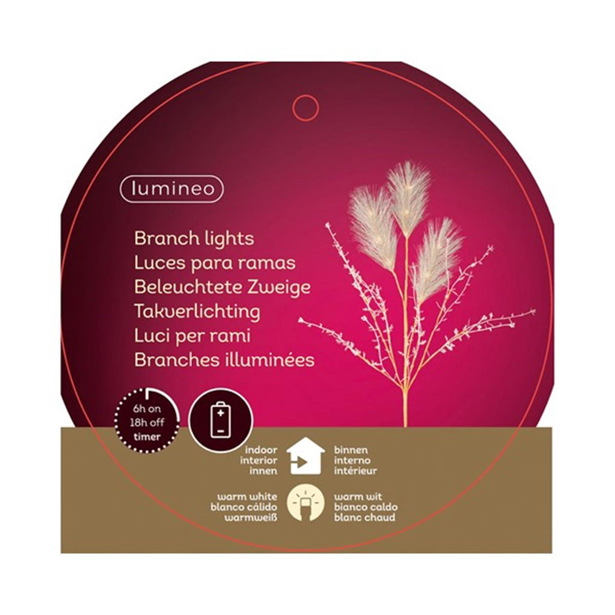 Oświetlenie gałęzi Lumineo micro LED ø10-h70cm