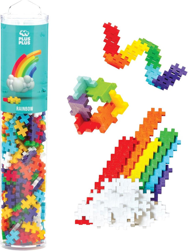 Plus-plus Tube Rainbow 240-częściowy zestaw konstrukcyjny - 4262 - zabawki konstrukcyjne - zabawki konstrukcyjne - zestaw z klockami - od 5 lat