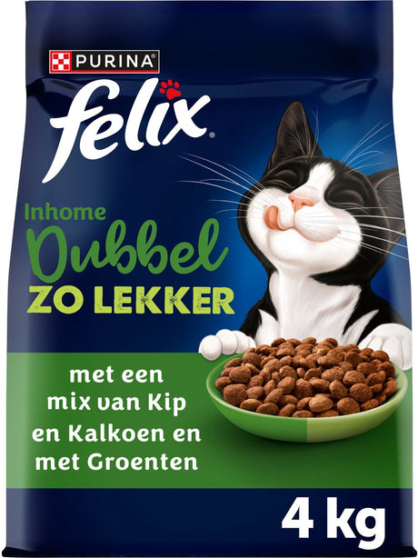Felix dwa razy smaczniejszy w domu - kurczak z indyka - 4 x 4kg