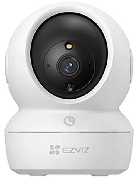 Wewnętrzna kamera bezpieczeństwa Ezviz h6c 2k – obrót o 360° – inteligentne śledzenie, wykrywanie ludzi, wykrywanie hałasu – biała