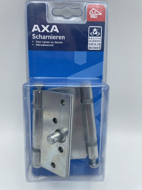 Axa ongelagerd veiligheidsscharnier met ronde hoeken - 89 x 89 mm