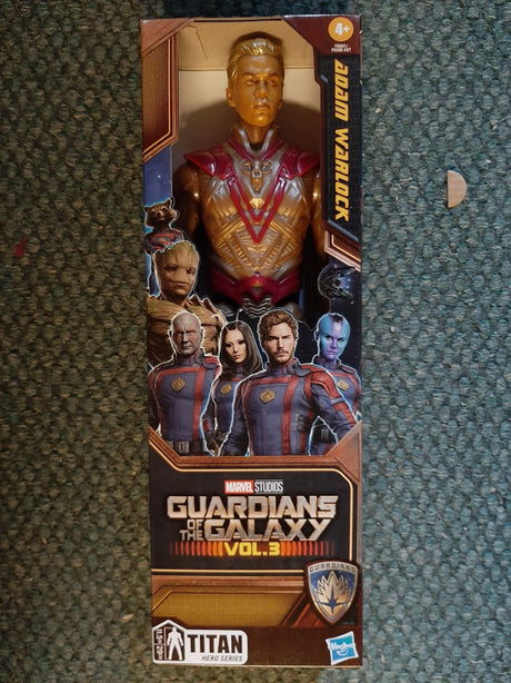 Hasbro Marvel Strażnicy Galaktyki vol. 3 seria Titan Hero Adam Warlock, 4 lata, seria Titan Hero, wielokolorowa