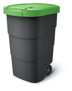Keden wheeler vuilnisbak 90 l - groene