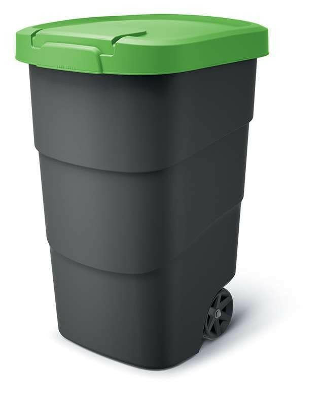 Keden wheeler vuilnisbak 90 l - groene