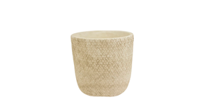 Pot cement d18x17,5h light grey
