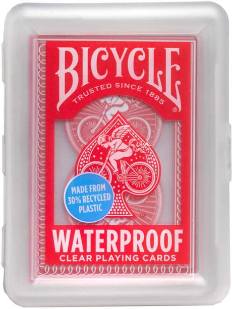 Rower ® wodoodporny - wodoodporne plastikowe karty do gry - plastikowe pudełko do przechowywania - letnie zabawki