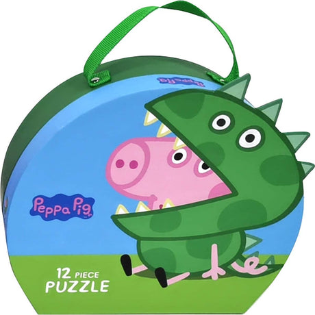 Zabawki Barbo Świnka Peppa - puzzle podłogowe w etui - 12 sztuk