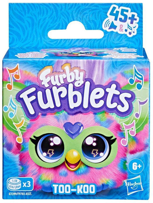 Hasbro furblet zbyt-koo mini furby niebieski