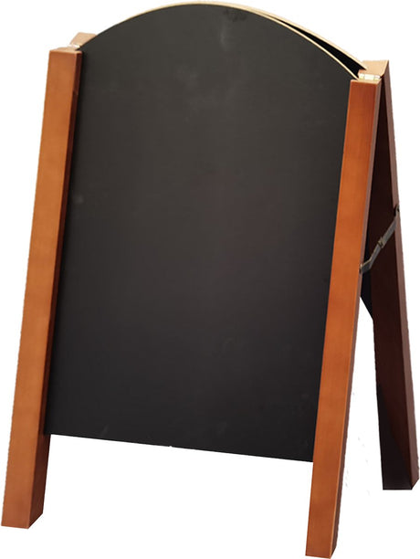 Seco krijtbord - stoepbord - 59.4 x 84cm - ronde bovenkant