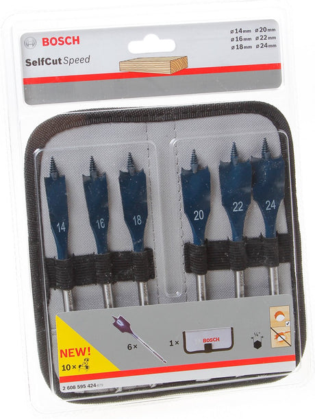 Bosch profesjonalny - zestaw wierteł samozacinających Expert Speed 14 16 18 20 22 24 mm 6-częściowy