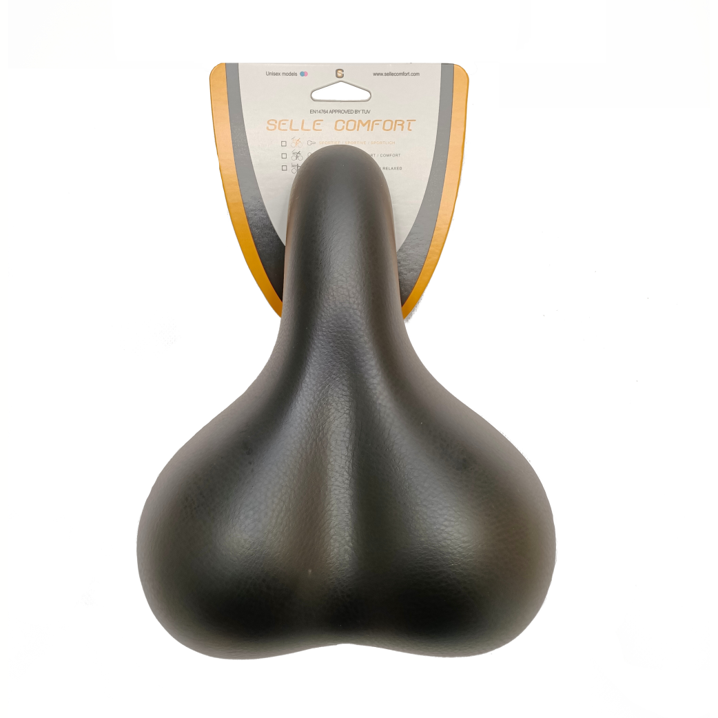 Selle Comfort Saddle City Black, bez pętli.