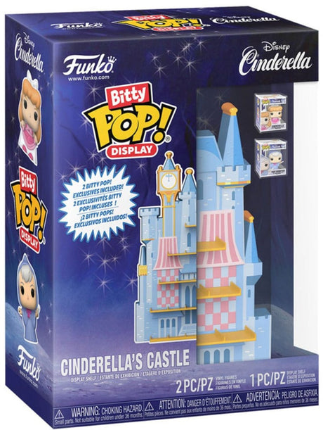Funko Disney Bitty Pop! ekspozytor z 2 figurkami winylowymi Lalka z zamkiem Kopciuszka! figurka - 2cm
