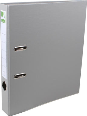 Segregator Q-connect, format A4, mętny, podwójny, grzbiet 8 cm, czarny