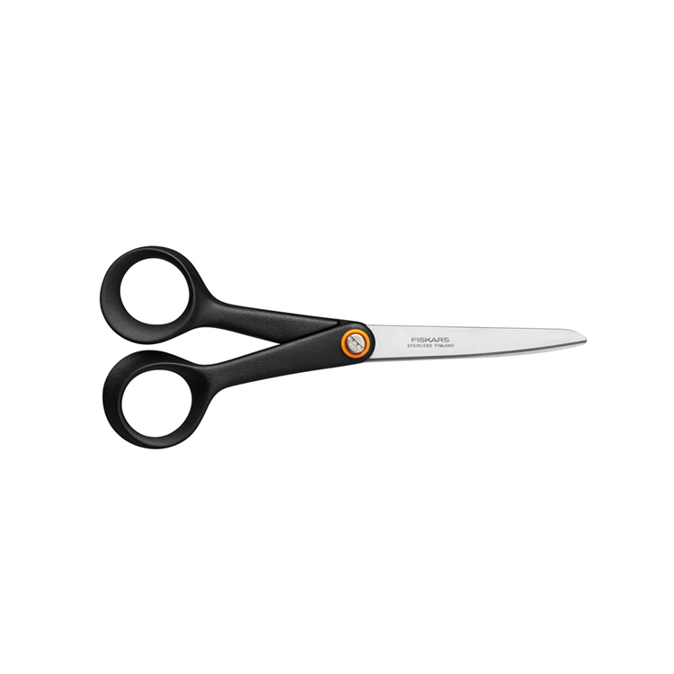 Fiskars 1067002 - nożyczki uni ff 17cm, czarne | 5 sztuk