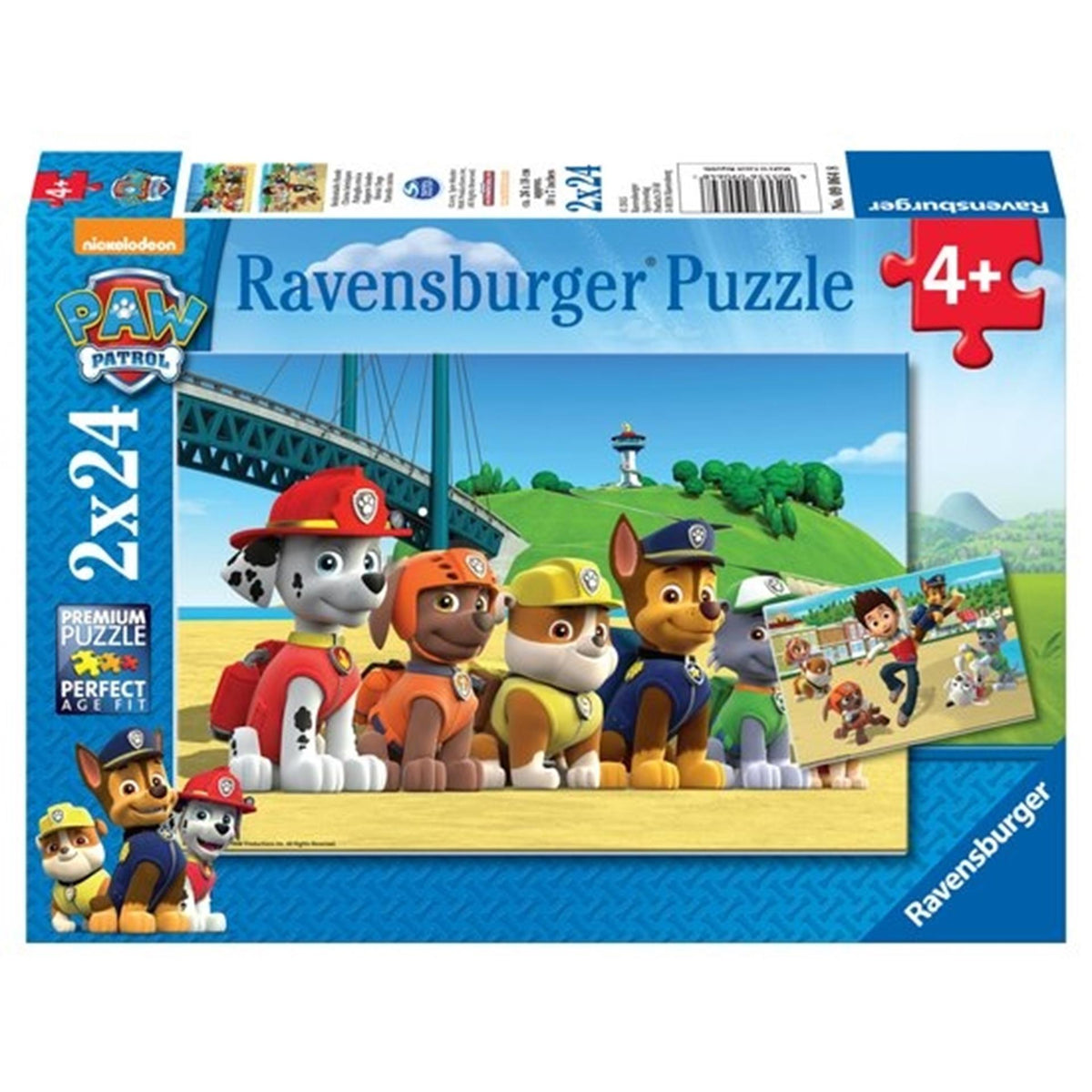 Puzzle Ravensburger Paw Patrol dzielnych psów 2x24 elementy
