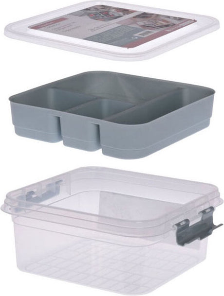 Plastikowy organizer o wymiarach 26x24cm