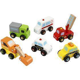 Vigatoys - mini pojazdy - zestaw - 6 sztuk