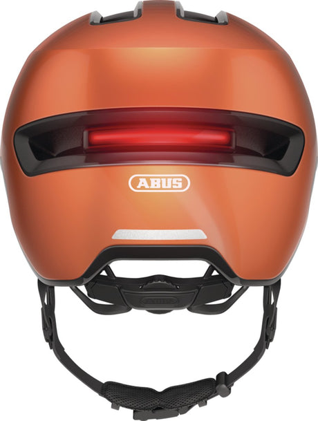 Abus hud-y - kask rowerowy goldfish pomarańczowy s (48 - 54 cm)