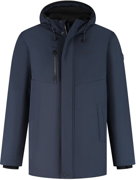 Kjelvik baris xg heren outdoorjas - navy 4xl