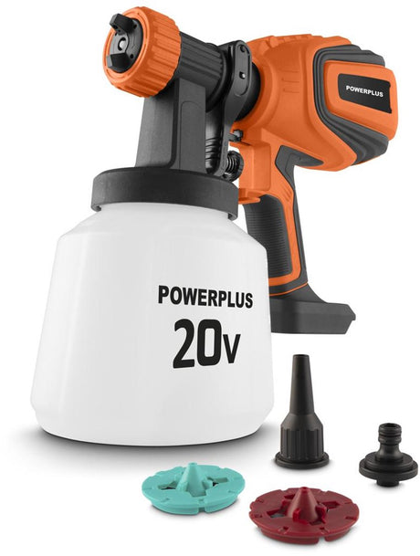 Pistolet malarski Powerplus POWDP7058 o podwójnym zasilaniu 20V