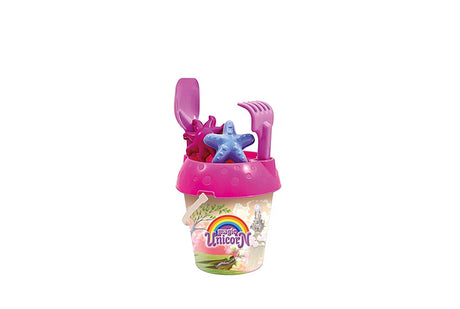Zestaw wiader do Adriatyku magiczny jednorożec ø18cm 6-częściowy