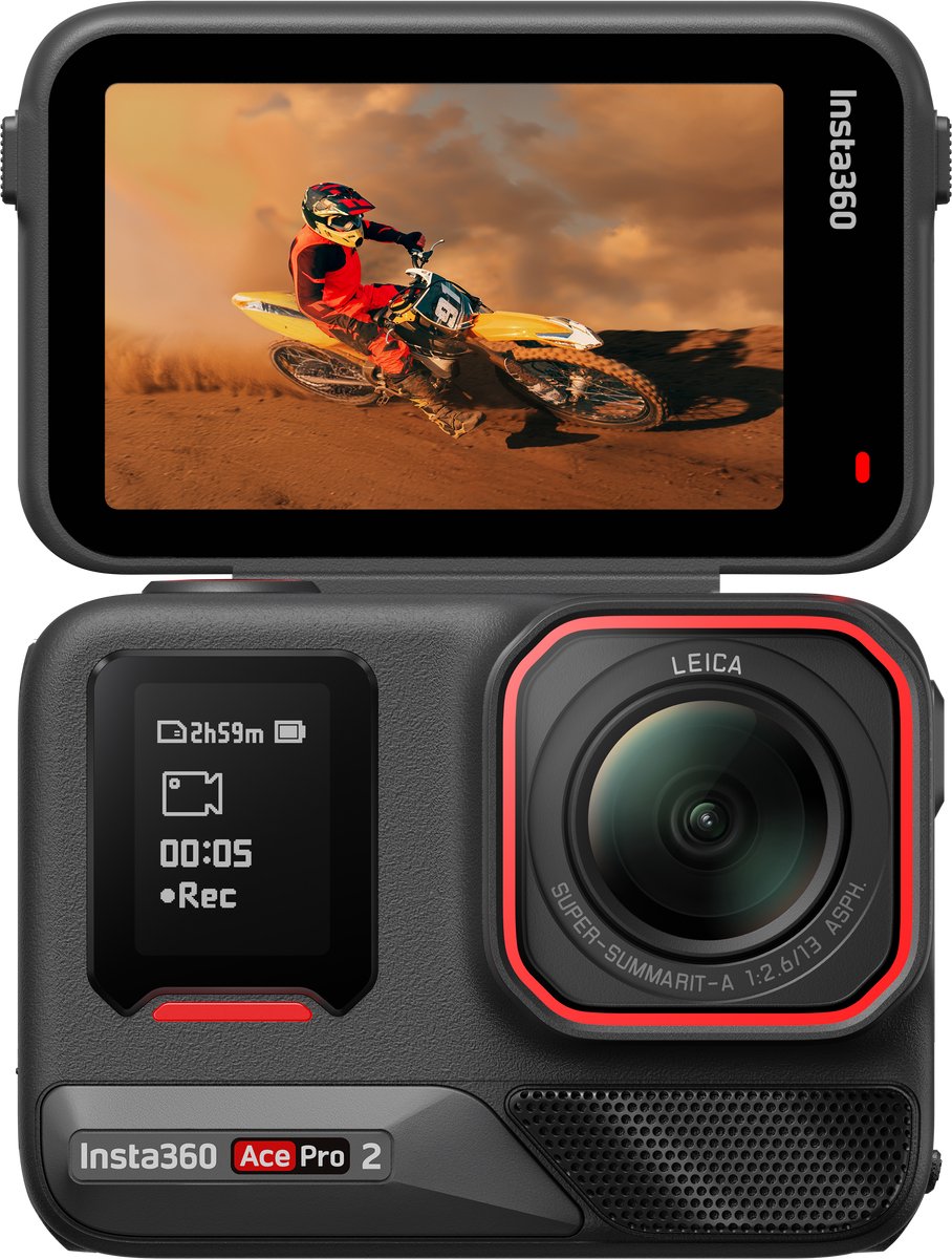 Insta360 - ace pro 2 ace pro - schermbeschermer - gehard glazen