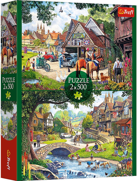 Trefl idyllic life 2-in-1 puzzelset - 21 stukjes - vanaf 3 jaar