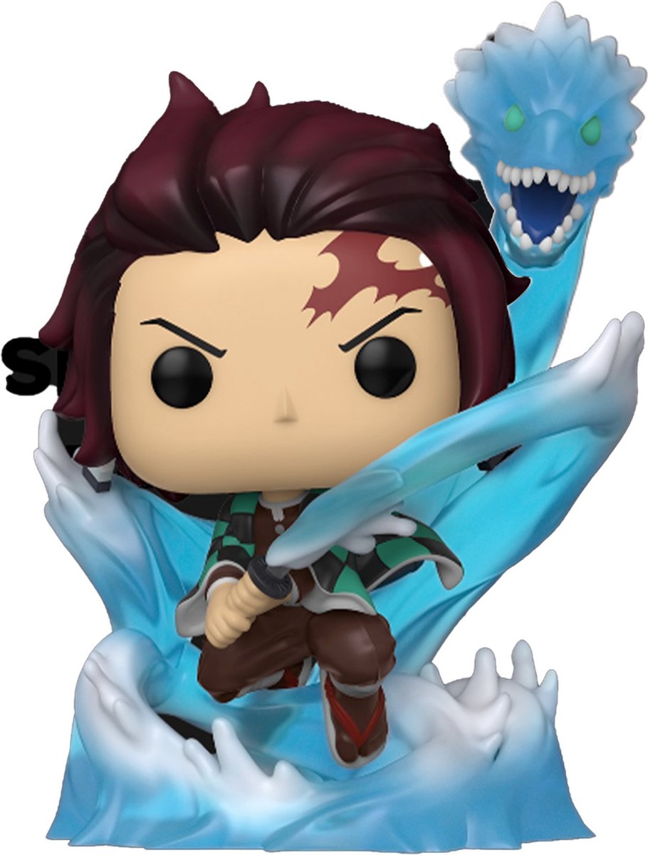 Funko-pop! pogromca demonów - tanjiro kamado ze smokiem (gitd) (wydanie specjalne) #873