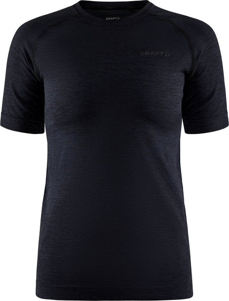 Damska koszulka termoaktywna Craft Core Dry Active Comfort SS w kolorze czarnym