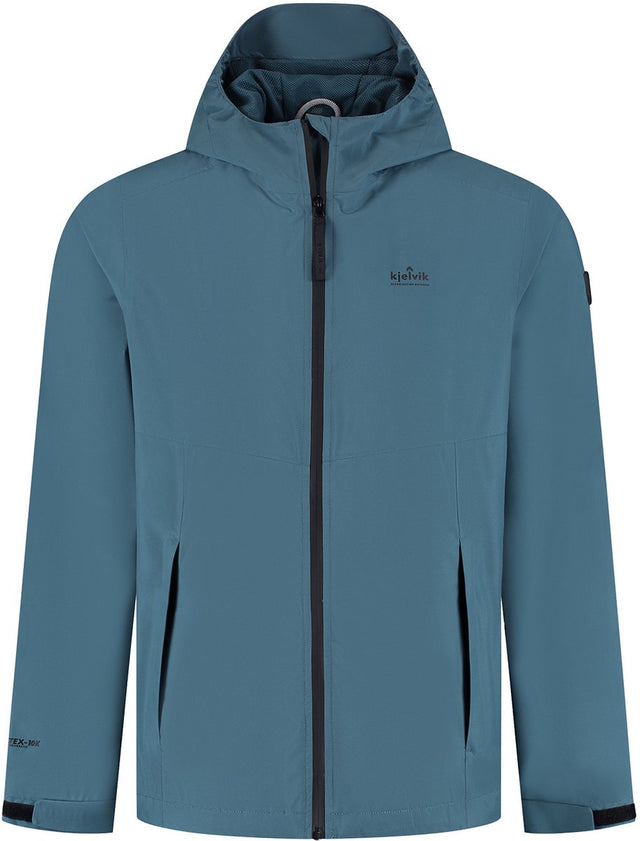 Kjelvik outdoorjas kiron blauw
