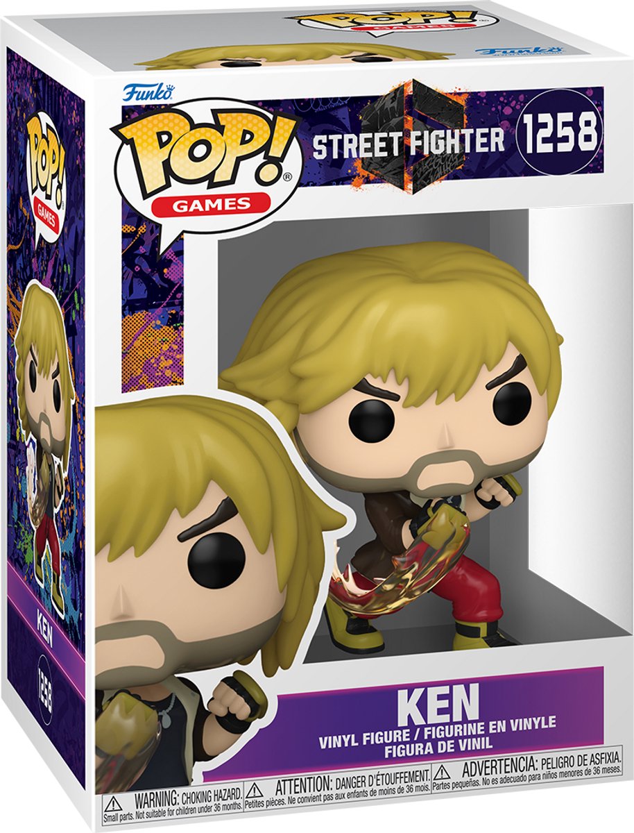Funko pop games: street fighter 6 - ken - pop #1258