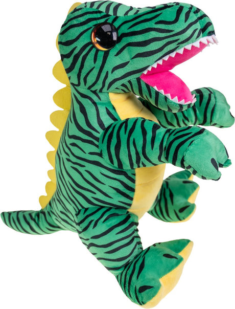 Przytulanka Lumo Stars Dino T-Rex 42cm - pluszowa zabawka z dużymi oczami.
