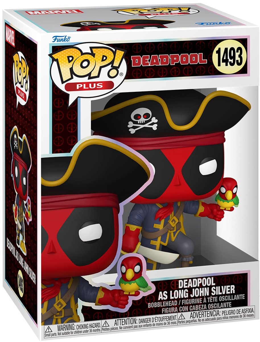 Funko Deadpool Deadpool as Long John Silver winylowa figurka 1493 unisex pop! - neutralny - standardowy