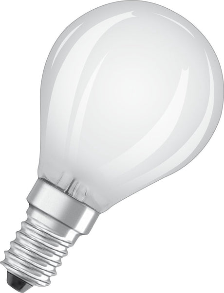 Osram 4058075436480 Etykieta energetyczna lampy LED e (a - g) e14 gruszka 4 w = 40 w ciepła biel (ø x dł.) 45 mm x 78 mm 1 szt.
