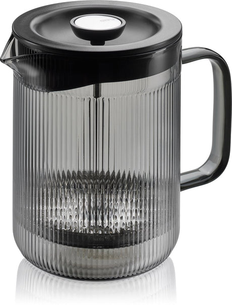 Ekspres do kawy Gefu Cristiano french press – 600 ml – szkło borokrzemowe – dymny szary