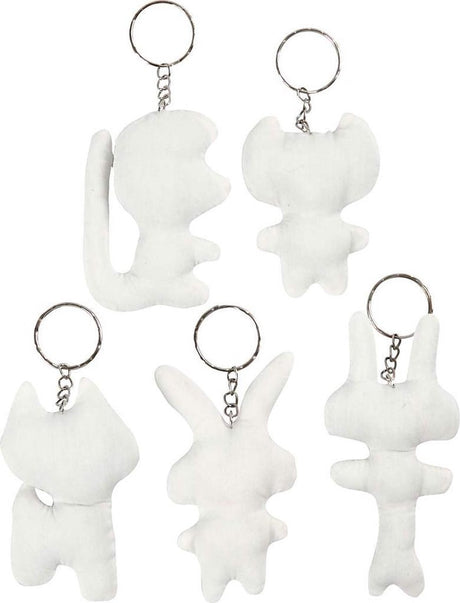 Firma Creativ https: www.cchobby.nl-textile-figures-with-keychain-h-6-10-cm-5-piece-1-box
